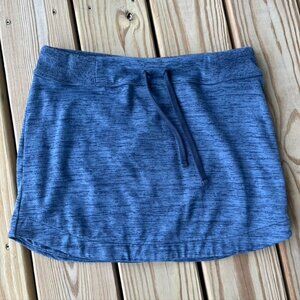 Athleta Downplay skirt style 475246 Charcoal Heathered Blue Size Medium